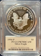 1994-P $1 Silver Eagle Thomas Cleveland Art Deco PR70DCAM