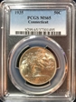 1935 50C Connecticut MS65