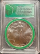 1990 $1 Silver Eagle MS69