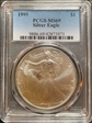 1995 $1 Silver Eagle MS69