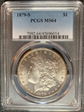 1879-S $1 MS64