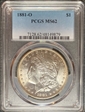1881-O $1 MS62