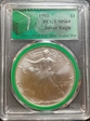 1993 $1 Silver Eagle MS69