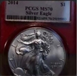 2014 $1 Silver Eagle MS70