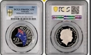 2000 50C Millennium - Colorized PR69DCAM