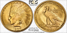 1907 $10 Indian MS67
