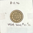 1859 1C Indian Head Cent F-VF