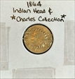 1864 1C Indian Head Cent F