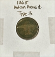 1865 1C Indian Head Cent VG