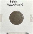 1886 1C Indian Head Cent AG