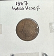 1887 1C Indian Head Cent FR
