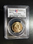 2007-P $1 James Madison - Pos. A Satin Finish SP69
