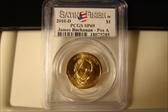 2010-D $1 James Buchanan - Pos A Satin Finish SP69