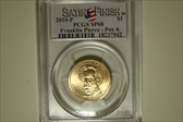 2010-P $1 Franklin Pierce - Pos A Satin Finish SP68