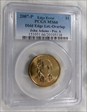 2007-P $1 Dbld Edge Let.-Overlap John Adams MS66