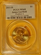 2011-D $1 James Garfield Position A MS68