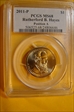 2011-P $1 Rutherford B. Hayes Position A MS68