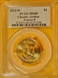 2012-D $1 Chester Arthur Position B MS68