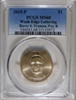 2015-P $1 Weak Edge Lettering Harry S. Truman, Pos. B MS68