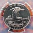 2018-P 25C Block Island NP MS67