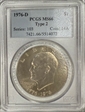1976-D $1 Type 2 MS66