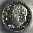 2001-S 10C Silver PR69DCAM