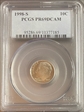 1998-S 10C PR69DCAM