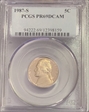1987-S 5C PR69DCAM
