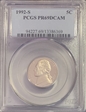 1992-S 5C PR69DCAM