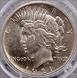 1921 $1 High Relief, Peace MS61