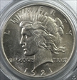 1921 $1 High Relief, Peace MS61