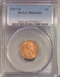 1937-D 1C MS66RD