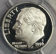 1996-S 10C Silver PR70DCAM