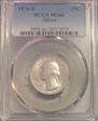 1976-S 25C Silver MS66