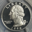 1996-S 25C Silver PR70DCAM
