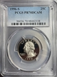 1996-S 25C PR70DCAM