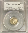 1988-S 10C PR69DCAM
