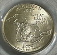 2004-D 25C Michigan MS68