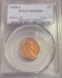 1939-S 1C MS66RD