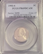 1993-S 5C PR69DCAM