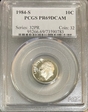 1984-S 10C PR69DCAM