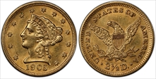 1905 $2.50 MS62