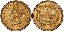 1873 G$1 Open 3 MS62