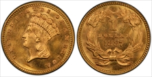 1887 G$1 MS62