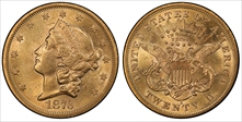 1876-S $20 MS60