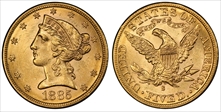 1885-S $5 MS63