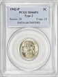 1942-P 5C Silver MS66FS
