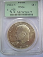 1973-S $1 Silver MS64