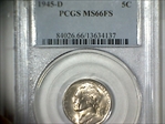 1945-D 5C MS66FS