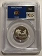 2004-S 25C Wisconsin Silver PR69DCAM